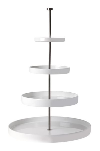 ASA SELECTION ETAJER 4 KATLI METAL+PORSELEN