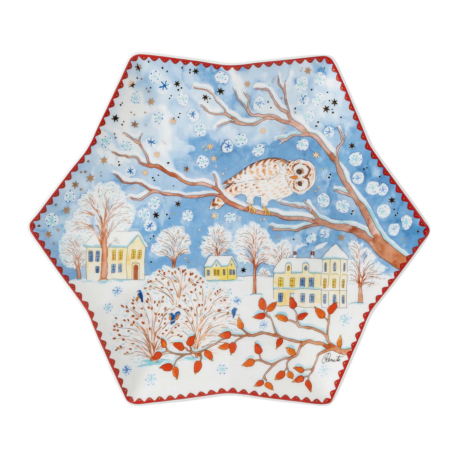 HUTSCHENREUTER SAMMELKOLLEKTION YILDIZ TABAK 34 CM