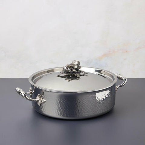 RUFFONİ OPUS PRIMA-  PİLAV TENCERESİ 26 CM (PASLANMAZ ÇELİK) SEBZE KULPLU