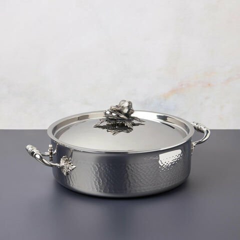 RUFFONİ OPUS PRIMA-  PİLAV TENCERESİ 26 CM (PASLANMAZ ÇELİK) SEBZE KULPLU