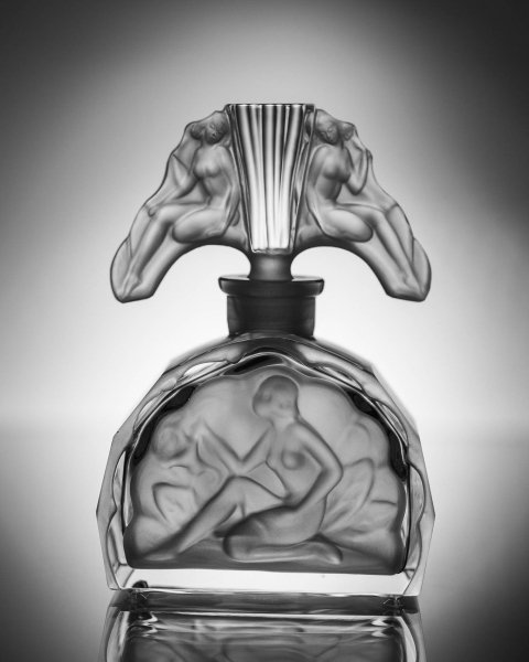 SCHUBERT KRİSTAL PARFÜM ŞİŞESİ NAPOLYON KAPAKLI