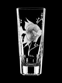 AİDA KRİSTAL SHOT BARDAĞI 6 LI BALIK DESEN 90ML