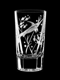 AİDA KRİSTAL SHOT BARDAĞI 6 LI BALIK DESEN 60ML