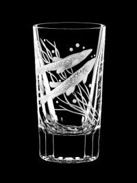AİDA KRİSTAL SHOT BARDAĞI 6 LI BALIK DESEN 60ML