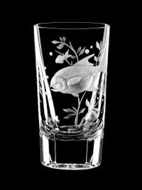 AİDA KRİSTAL SHOT BARDAĞI 6 LI BALIK DESEN 60ML