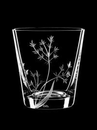 AİDA KRİSTAL VİSKİ BARDAĞI 6 LI BİTKİ DESEN 330ML