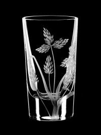 AİDA KRİSTAL SHOT BARDAĞI 6 LI BİTKİ DESEN 60ML-kahve yanı kısa