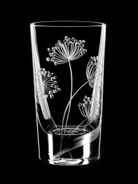 AİDA KRİSTAL SHOT BARDAĞI 6 LI BİTKİ DESEN 60ML-kahve yanı kısa