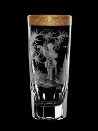 AİDA KRİSTAL SHOT BARDAĞI 6 LI MÜZİSYEN DESEN 90ML