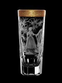 AİDA KRİSTAL SHOT BARDAĞI 6 LI MÜZİSYEN DESEN 90ML
