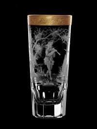 AİDA KRİSTAL SHOT BARDAĞI 6 LI MÜZİSYEN DESEN 90ML