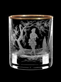 AİDA KRİSTAL VİSKİ TAKIMI 6+1 MÜZİSYEN DESEN