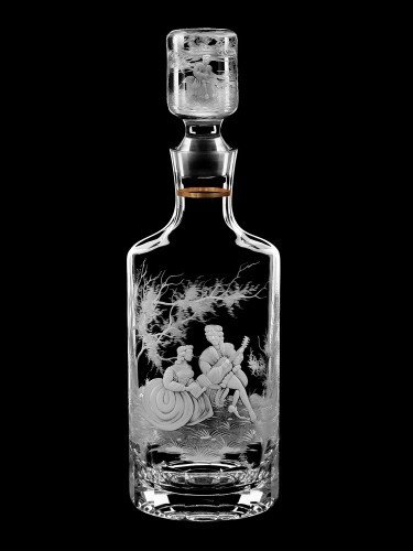 AİDA KRİSTAL VİSKİ TAKIMI 6+1 MÜZİSYEN DESEN