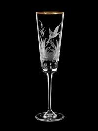 AİDA KRİSTAL ŞAMPANYA KADEHİ 6 LI KUŞ DESEN 180 ML-4