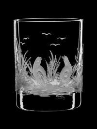 AİDA KRİSTAL SHOT BARDAĞI 6 LI KUŞ DESEN 60 ML