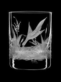 AİDA KRİSTAL SHOT BARDAĞI 6 LI KUŞ DESEN 60 ML